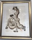 Chinese Master Ink Brush Painter Xiaopo “Double Nude”