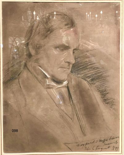 John Singer Sargent attributed portrait of Moffit Anderson 1879