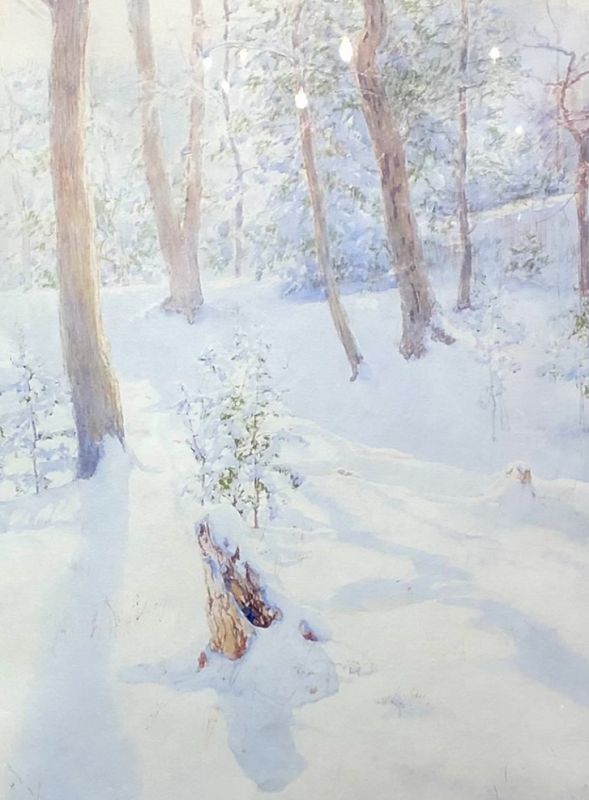 “Winter Fresh Landscape” 1920 by W.L. Palmer