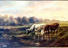 English Artist Gibbon,Pastoral Scene c.1820 Oil School of Constable