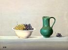 Italian Artist Mirandi,Still Life with Pitcher, Oil 15” x 17”