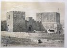 E. PIEROTH artist signed “Fortress” nineteenth Century 9x12”