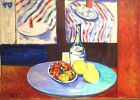 Jamaican Artist Joe James “Jamaican Table Top” oil 24x34