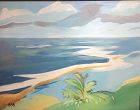 Paco Lane American Master Artist “ Puerto Rican Seascape” Oil 24 x 30“