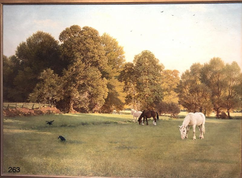 English Master  George Dunlop Leslie 1835-1921,-Landscape Wallingford