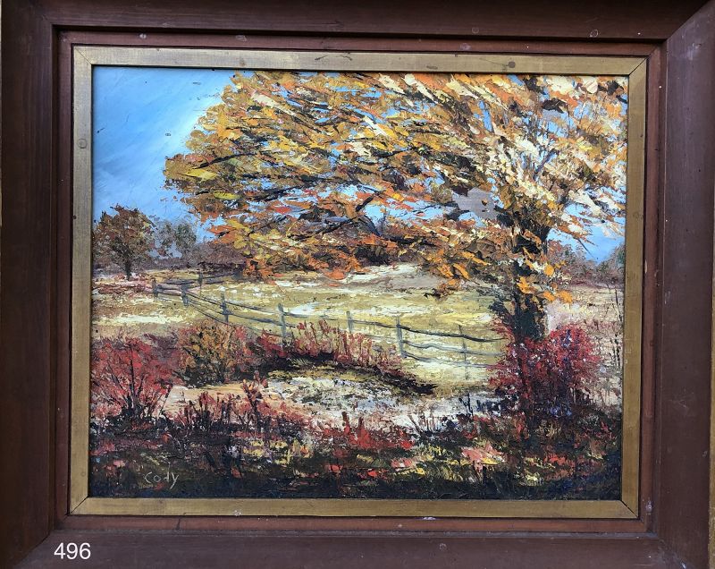 Fall Landscape signed by Cody