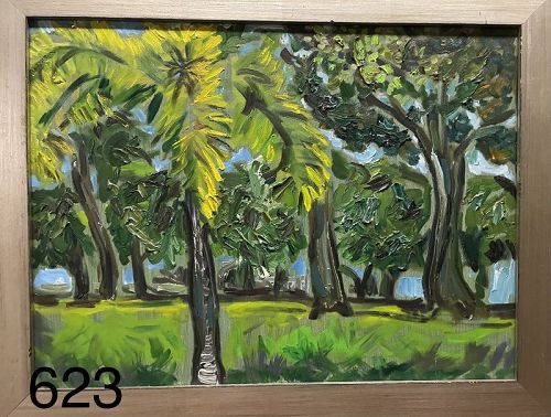 American Master Anne LANE Tropical Paradise Oil 18 x 24“