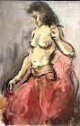 American Artist Alexandra Kay, Semi Nude expressionist oil