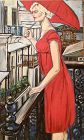 Master Artist Anne Lane “Woman On A Balcony New Orleans” 30 x 48“ Oil