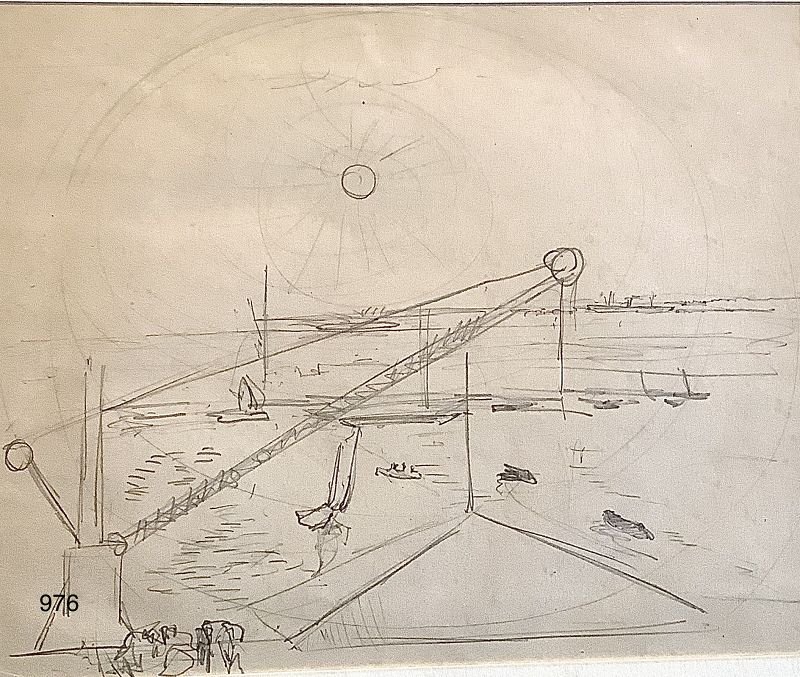 Modernist Drawing By Arthur Beecher Carles 1882-1952 5x7”