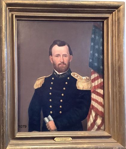 Edward Dalton MARCHANT 1806-1887 Portrait of General U.S. US Grant