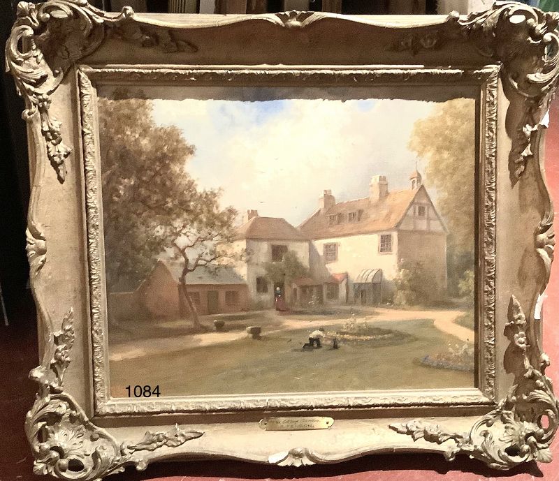 Robert FENSON British 1889-1937 The Cottage Garden 20x24”