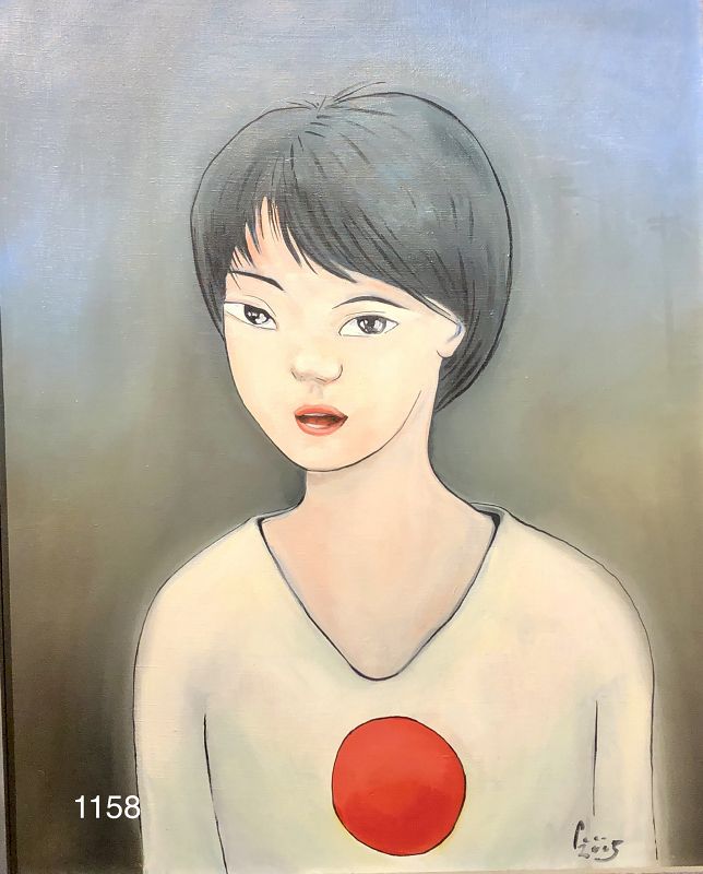 American Master Artist Paco Lane,Portrait of Artist’s Wife Oil 30x24”