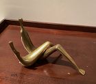 Mid-Century Modernist Bronze  Sculpture by Artist Aharon Bezalel 5x9”