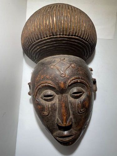African Lwena Mask 1950