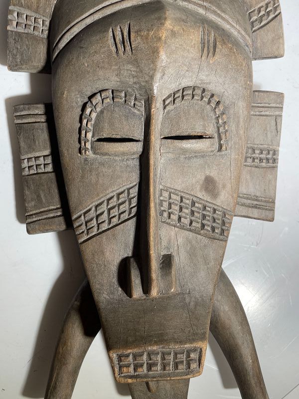 African Gray Guro Mask Ivory Coast
