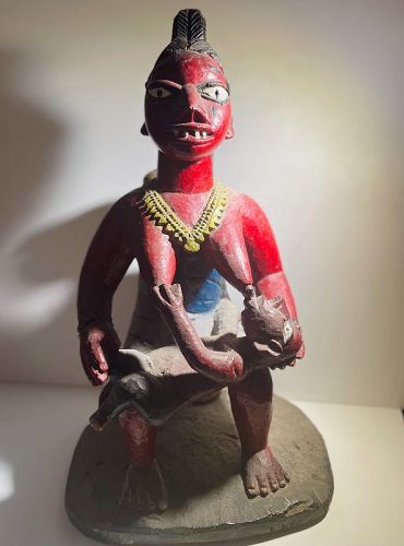 African Yoruba Maternity Figure