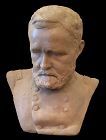 American Artist Karl Gerhardt Bust of Ulysses S.Grant signed 1885 9”