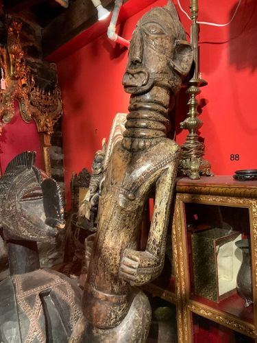 African Dogon Large Figure with Scarification