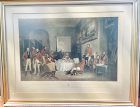 The Melton Breakfast lithograph 18x22”