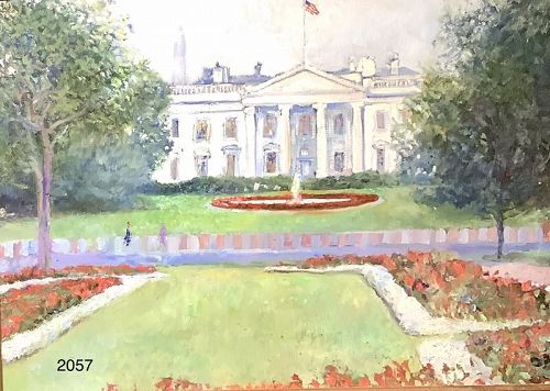 True American Master Artist Joseph Dawley “Presidential Mansion 24x36”