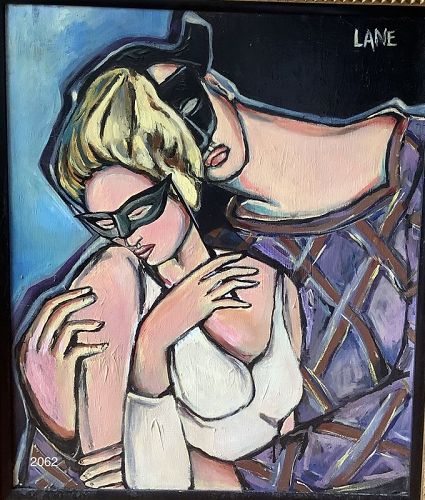 Harlequin Romance By American Master Anne Lane Oil,30x36 inches
