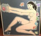 American Master Artist Anne Lane “Japanese Umbrellas Nude” 48x48”