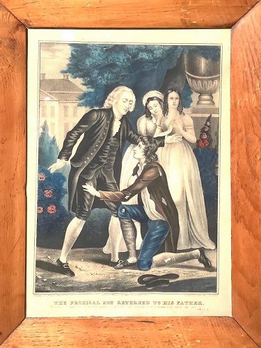 “The Prodical Son Returns To The Father” Eighteenth Century Print