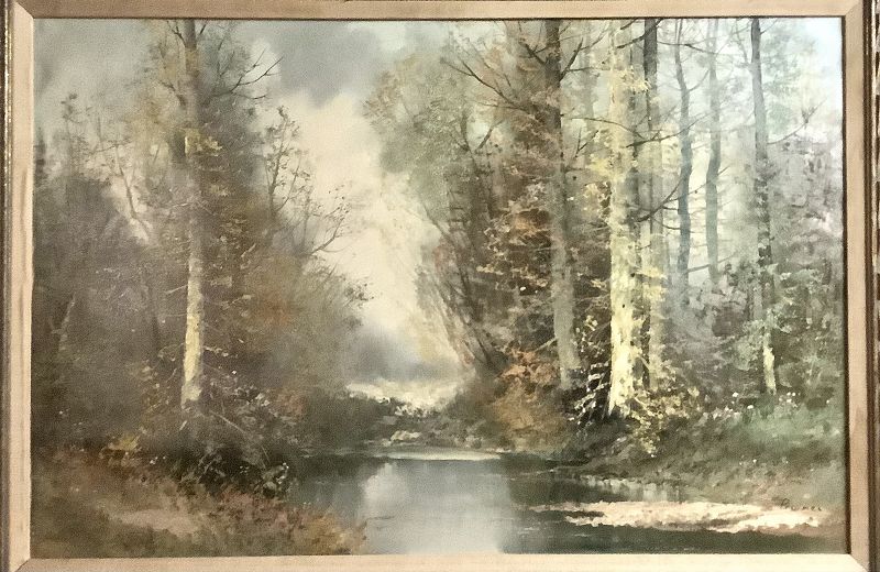 Preinea Signed Oil-Landscape 32x44”