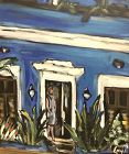 Anne Lane American Artist-Blue House San Sebastián