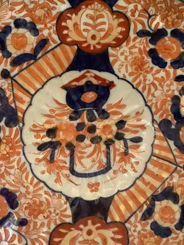 Edo Period Japanese Imari Charger 13.5 in.