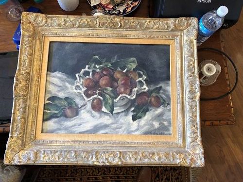 Russell Cowles 1887-1979 American Artist “Fruit Still Life”18x22” oil