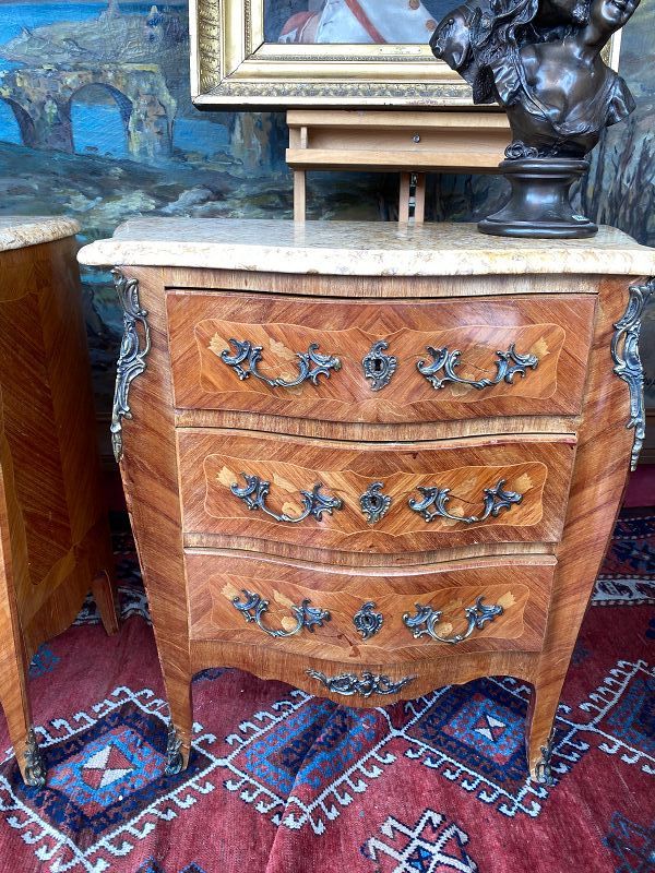 Baroque Pair of Louis XV style Chest