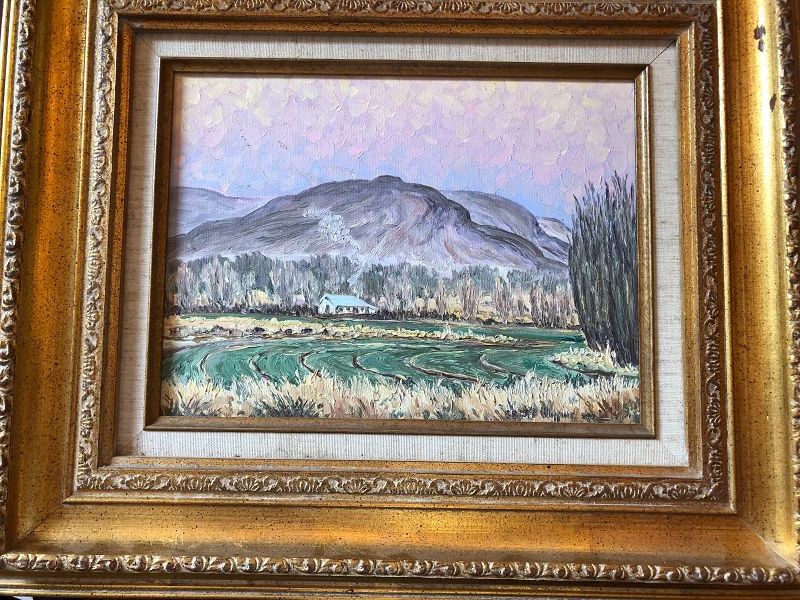 American Master K.Douglas Wiggins “Twilight-Picacho” Oil 9x12”