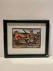 Anne Lane American Artist "Honduran Interlude" 14x16" Framed