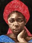 Nigerian Artist Nwabuele Oil On Canvas “Melancholy” 29x26”