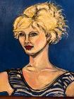 Anne Lane Master Artist Portrait of A Woman Oil 24x20”