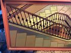 Francois Sylvand French Artist Oil “The Stairwell” 16x30”