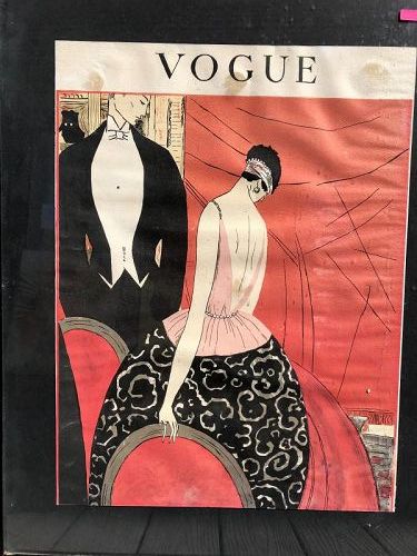 Vogue Original 1920s Lithograph By Condé Nast