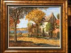“Home On The Lake” Willem Welde German-American Artist Oil 22x26”