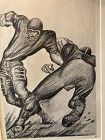 Ernie Barns American Artist 1938-2009 “NFL Players” Lithograph  16x11”