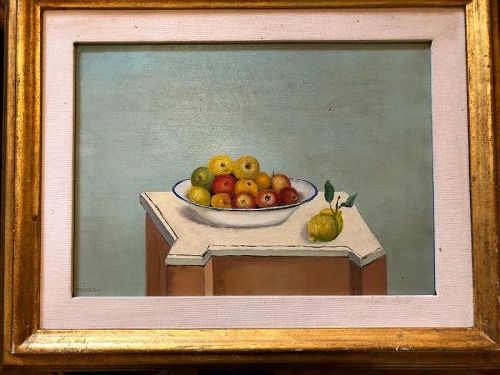 Italian Artist Mirandi niece of Silvio Ottovani  Still Life Oil 10x14”