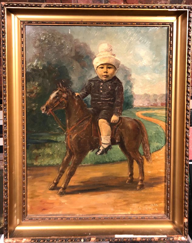 Child’s Portrait By Kieselbach Marx 1922