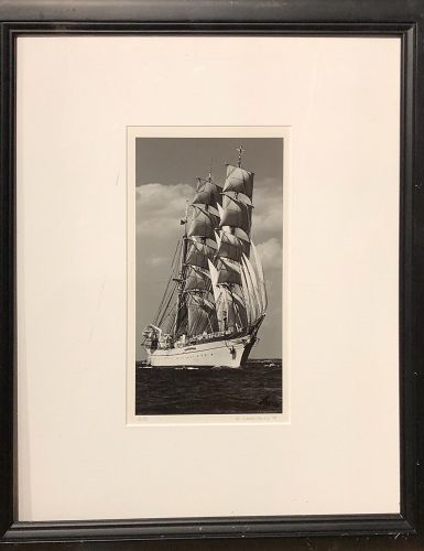 Photographer Larry Fritz “Gorch Fock German Sailing Ship” 1976 11x6”