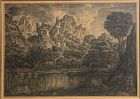 Konstantin Bogaevsky Ancient Armenian Landscape Lithograph #3