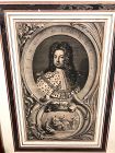 Eighteenth Century Etching of King George I Circa 1748