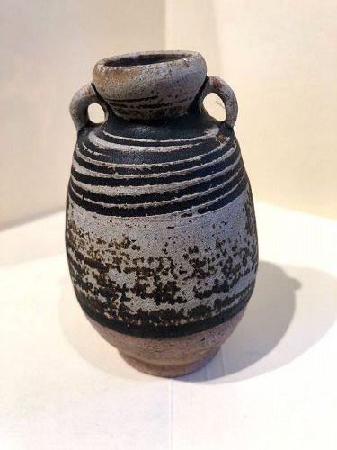Chinese Song Dynasty Amphora Shaped Miniature 4.25x2.5”