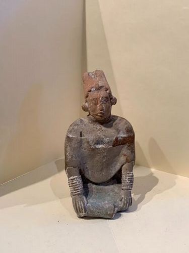 Terra Cotta Seated Mayan Figure