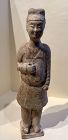 Chinese Tang Dynasty Court Attendant Glazed Faïence 9”