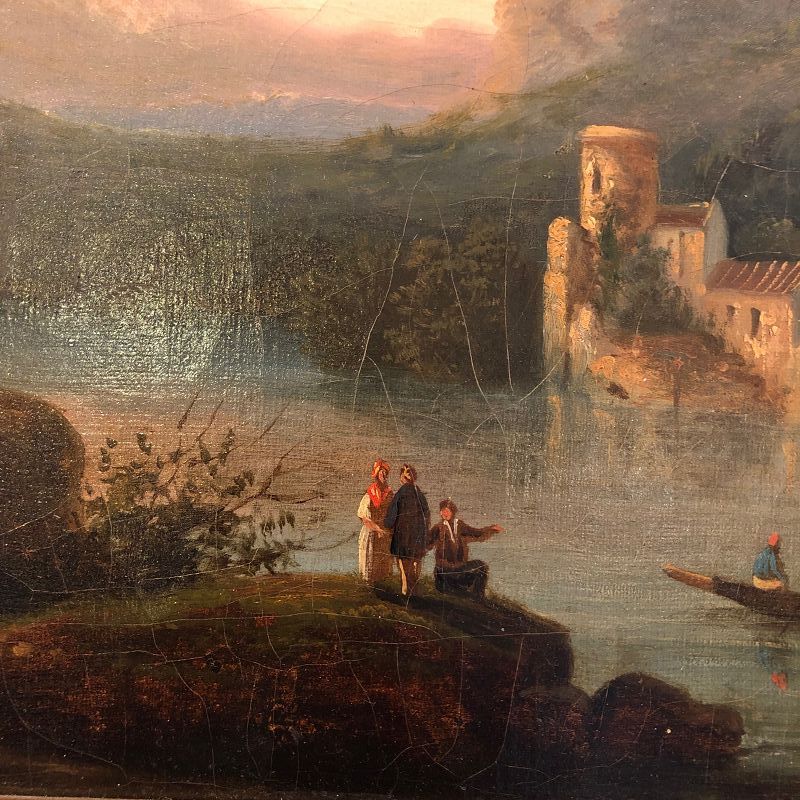 Nineteenth Century English Landscape in Oil 18 x 23“